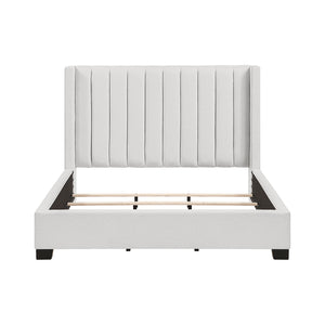 Textured Fabric Queen King Bed in a Box