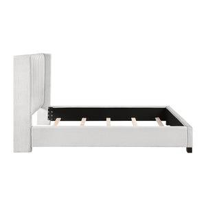 Textured Fabric California King Bed in a Box