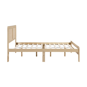 Wood Queen Platform Bed