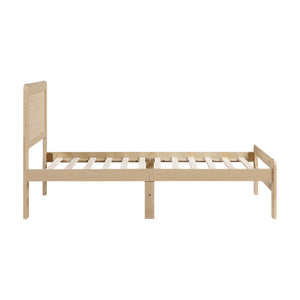 Wood Twin Platform Bed
