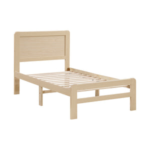 Wood Twin Platform Bed