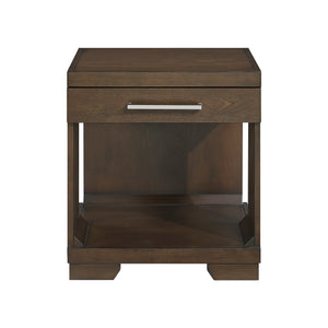Wood End Table