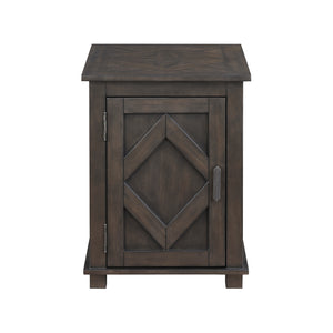 Wood Chairside Table