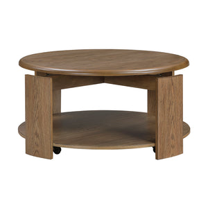 Wood Cocktail Table with Swivel Top