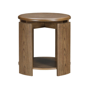 Wood End Table