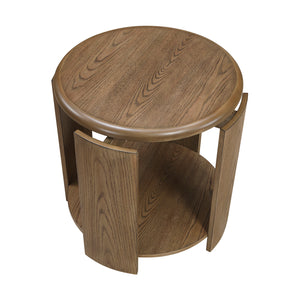 Wood End Table