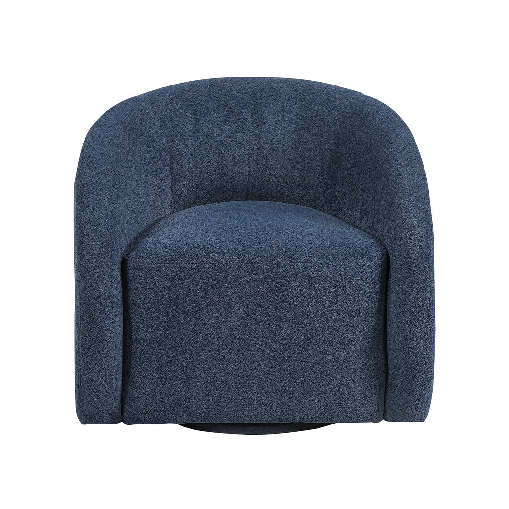 Textured Microfiber Swivel Chair
