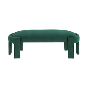 Velvet Fabric Bench