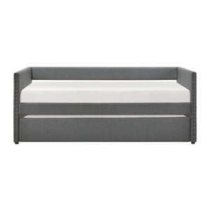 Textured Fabric Daybed with Trundle