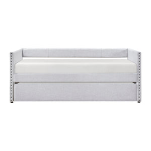 Textured Fabric Daybed with Trundle