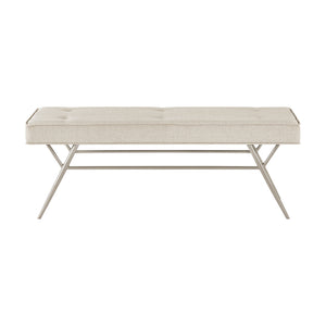 Textured Fabric Bench