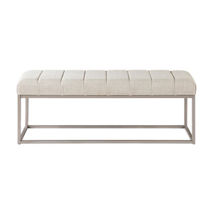 Textured Fabric Bench