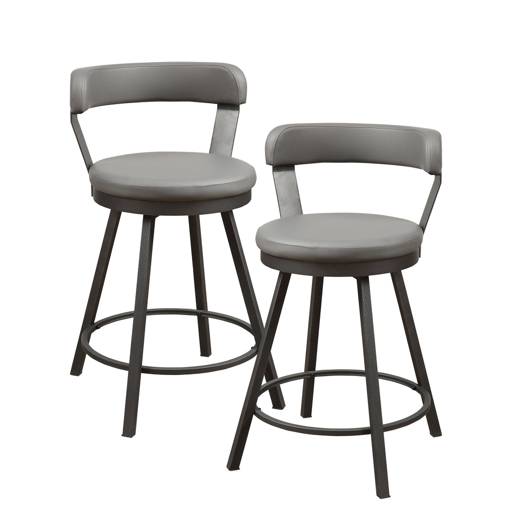 Hammond Sonya Swivel Counter Height Chair, Set of 2