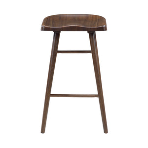 Wood Pub Height Stool