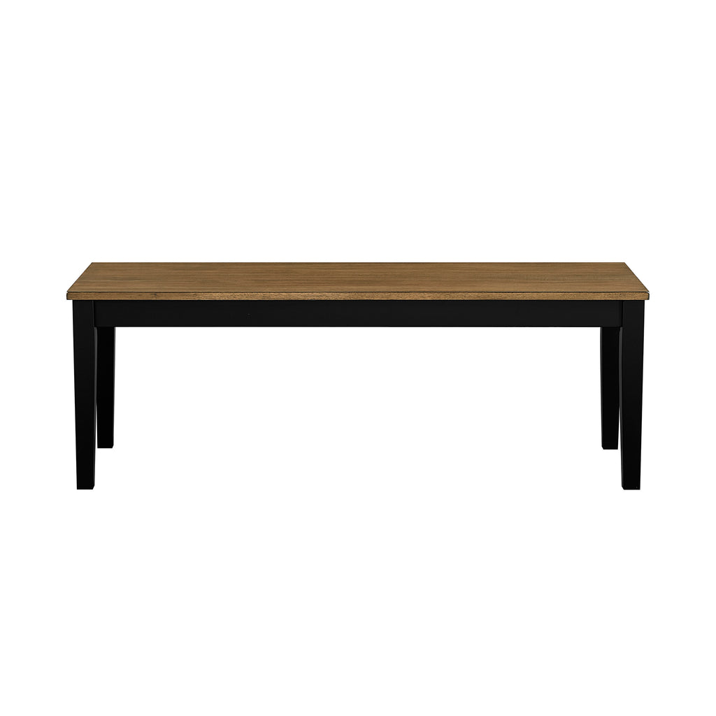 2-Tone Finish Dining Bench