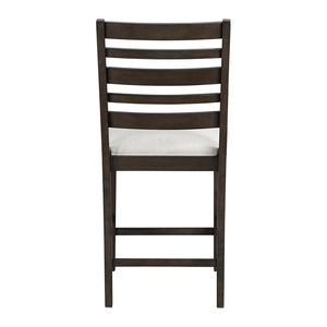 Textured Fabric Counter Height Chair