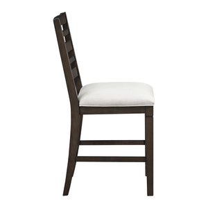 Textured Fabric Counter Height Chair