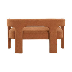 Boucle Fabric Dining Bench