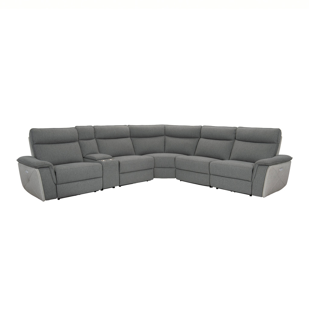 Ulrich 6-piece Contemporary Modular Reclining Sectional