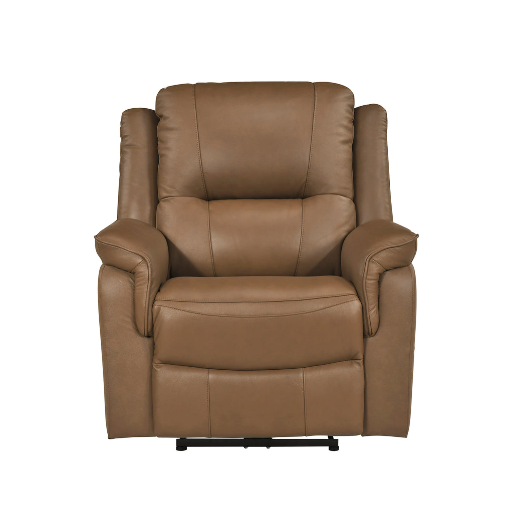 Leather Match Power Reclining Chair