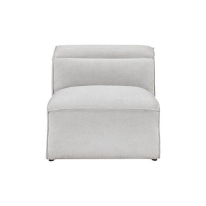 Textured Microfiber Fabric Armless Chair