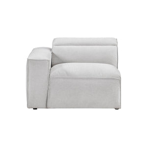 Textured Microfiber Fabric Power Left Side Reclining Chair
