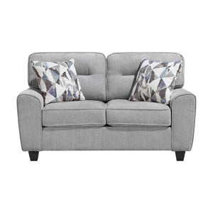 Chenille Fabric Living Room Loveseat