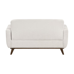 Textured Fabric Living Room Loveseat
