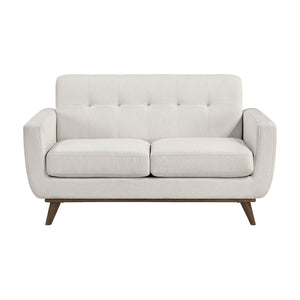 Textured Fabric Living Room Loveseat