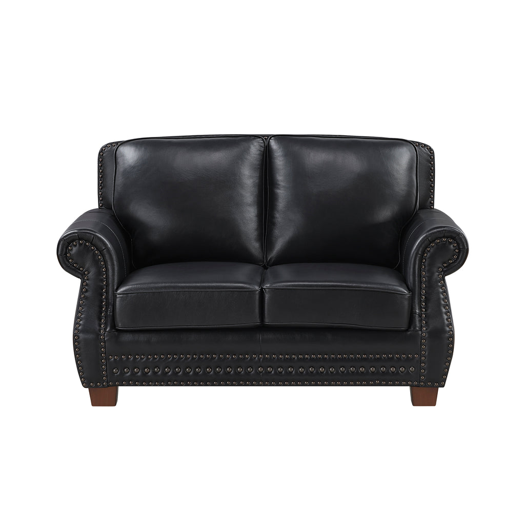 Leather Living Room Loveseat