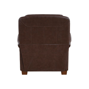 Leather Push Back Reclining Chair