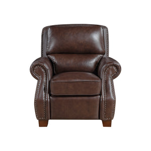 Leather Push Back Reclining Chair