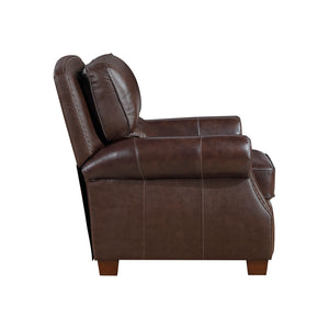 Leather Push Back Reclining Chair