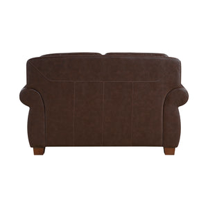 Leather Living Room Loveseat