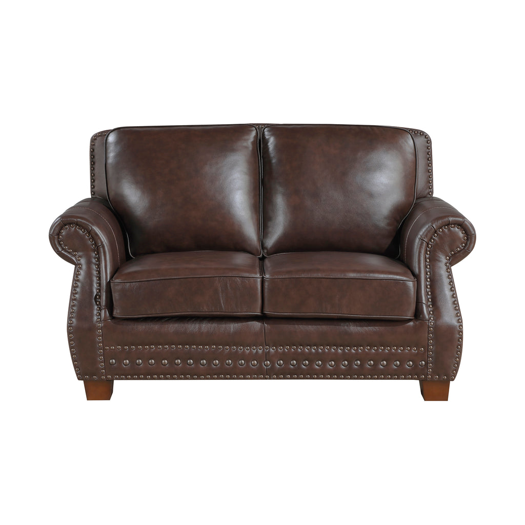 Leather Living Room Loveseat