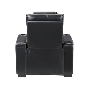 Leather Match Power Reclining Chair