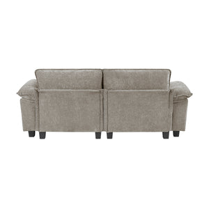 Chenille Fabric Living Room Loveseat
