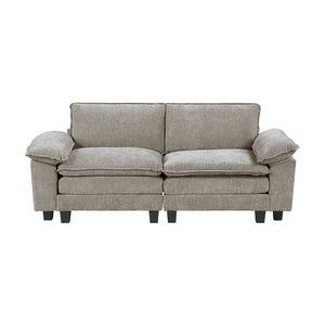 Chenille Fabric Living Room Loveseat