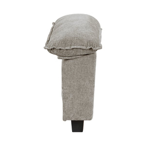 Chenille Fabric 2 Arms with Adjustable Pillow Top