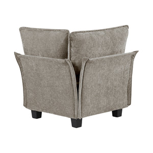 Chenille Fabric Corner Seat