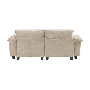Chenille Fabric Living Room Loveseat
