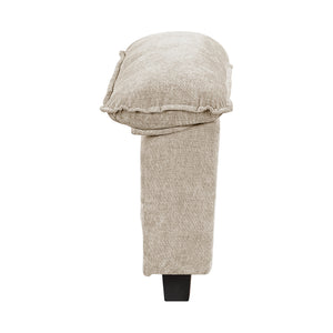 Chenille Fabric 2 Arms with Adjustable Pillow Top
