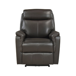 Leather Match Power Reclining Chair