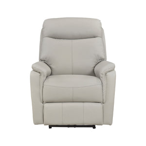 Leather Match Power Reclining Chair