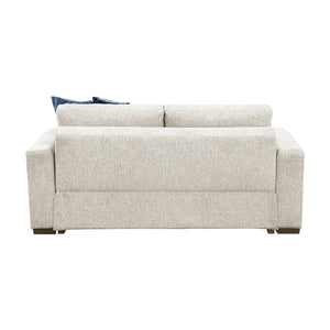 Textured Microfiber Living Room Loveseat