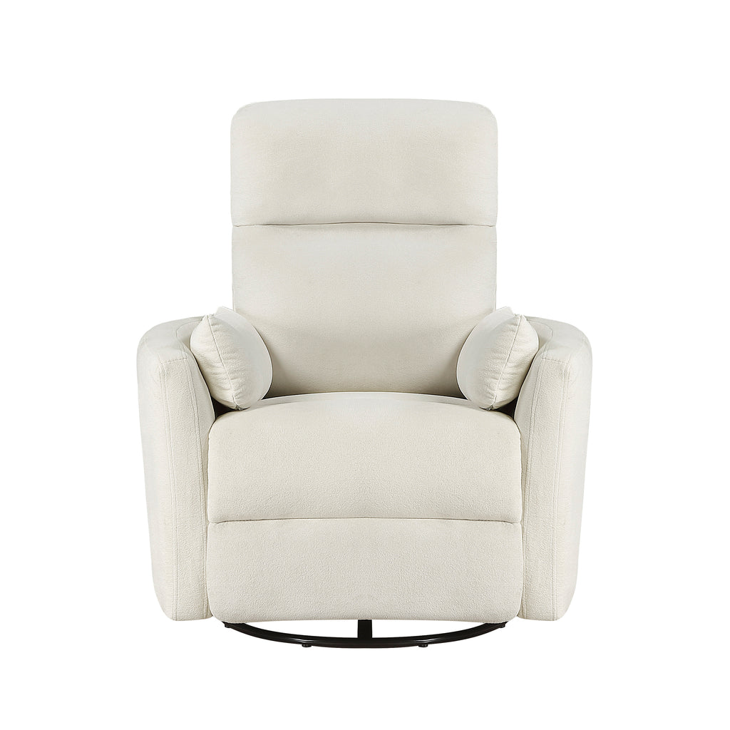 Microfiber Swivel Glider Reclining Chair