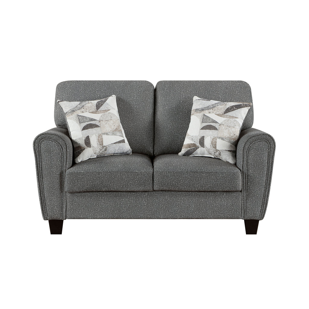 Chenille Fabric Living Room Loveseat