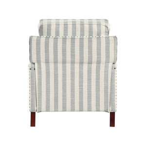 Textured Fabric Push Back Reclining Chair