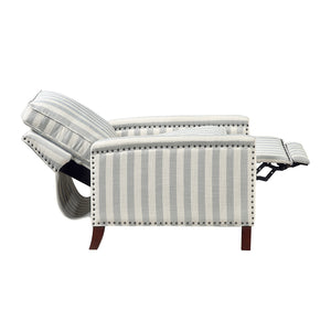 Textured Fabric Push Back Reclining Chair