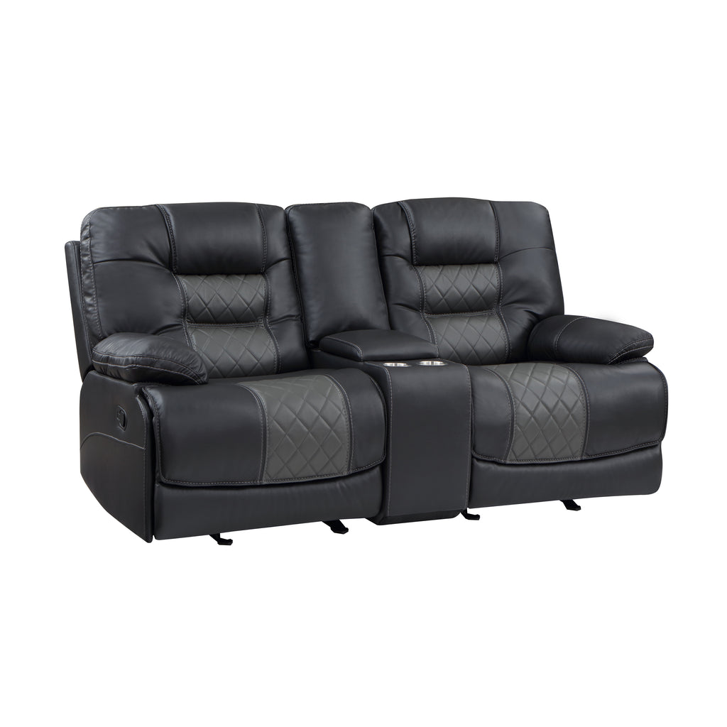 Double Glider Reclining Loveseat